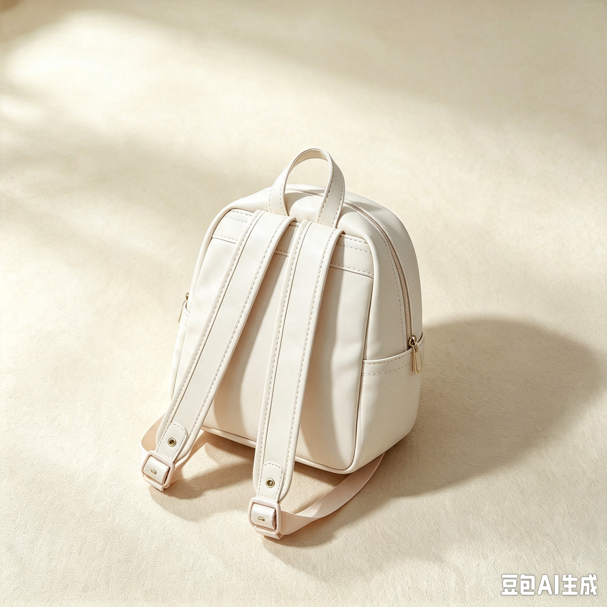 Minimalist Plaid Mini Daypack, Portable Lightweight Backpack for Shopping & Daily Outings